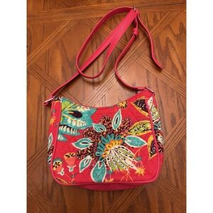 Vera‎ Bradley Mini Vivian Crossbody Shoulder Bag in Rumba Quilted Cotton  New